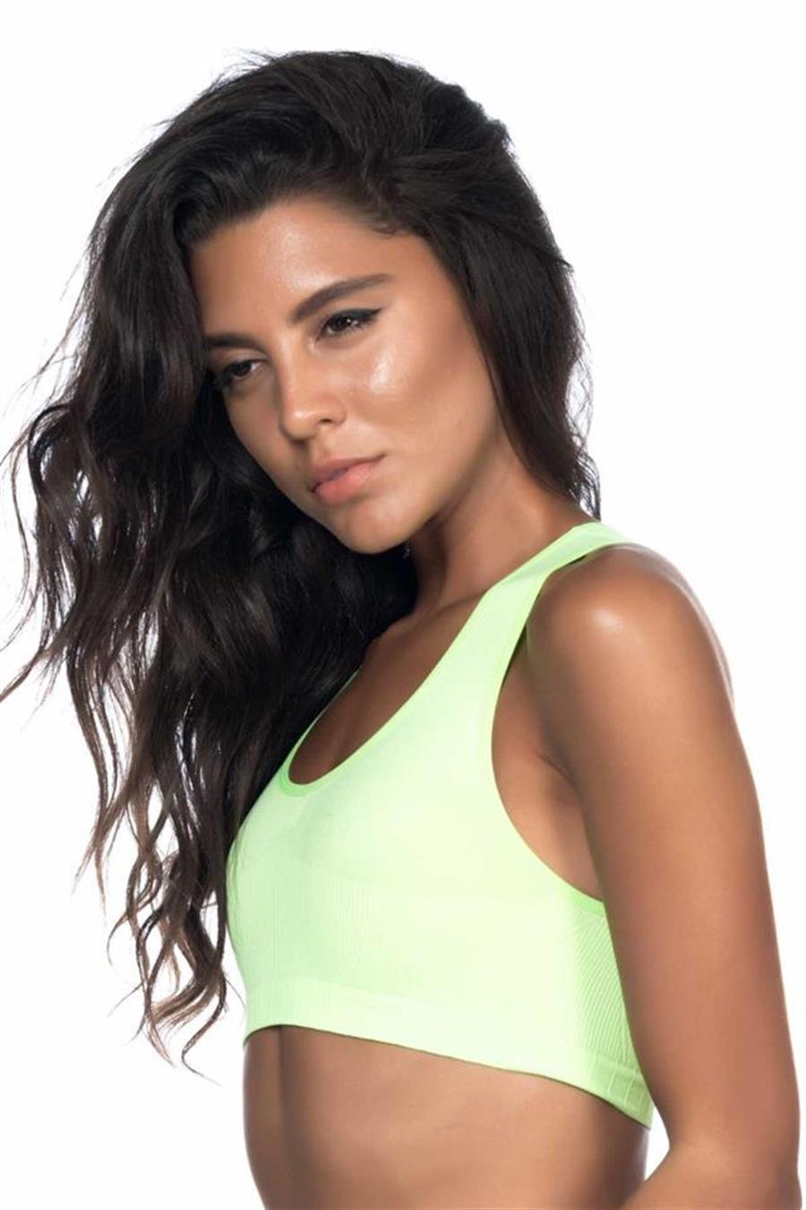 Emay 4051 Yeşil Dikişsiz Toparlayıcı Büstiyer