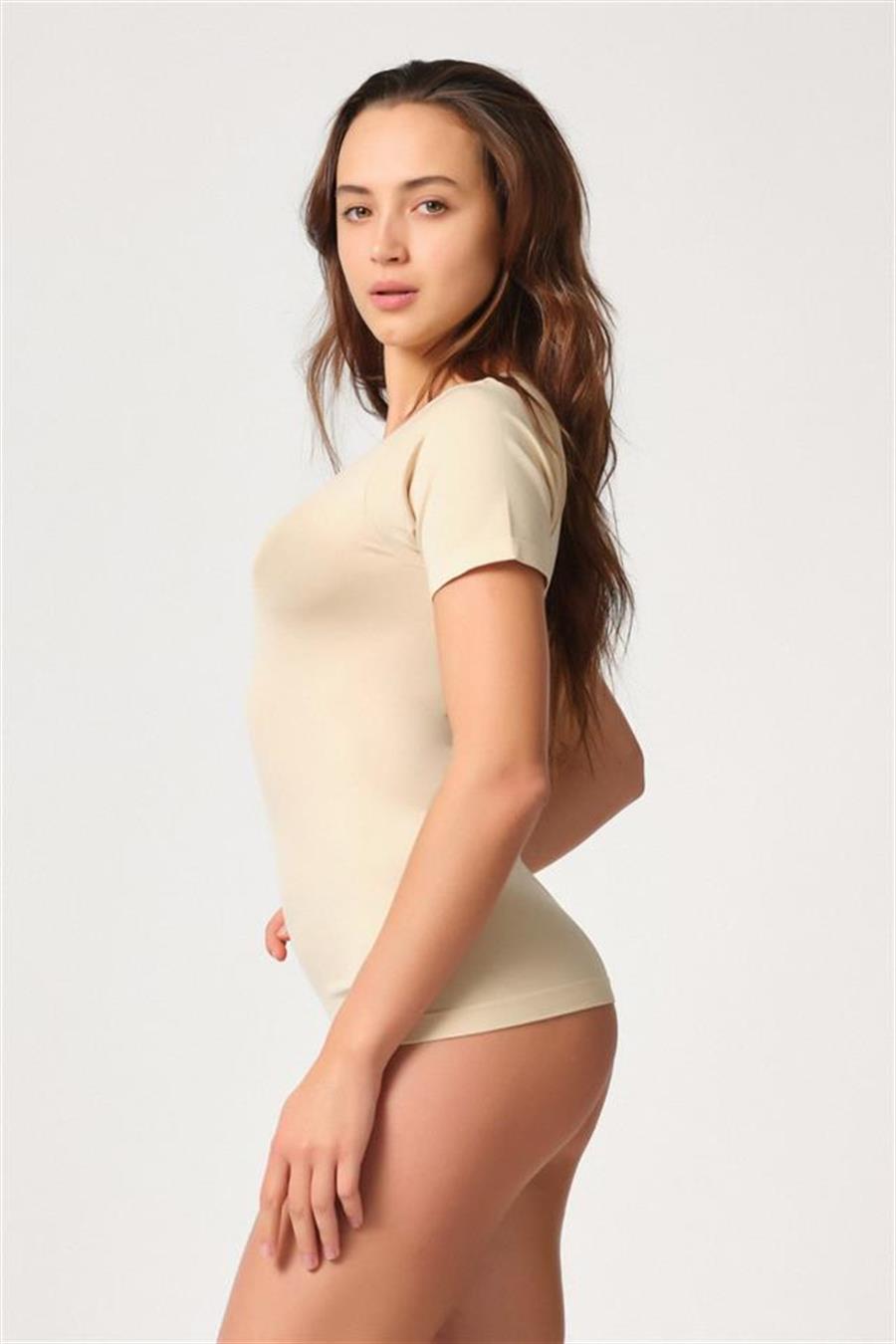 Emay 5004 Ten Soft Yarım Kollu Atlet