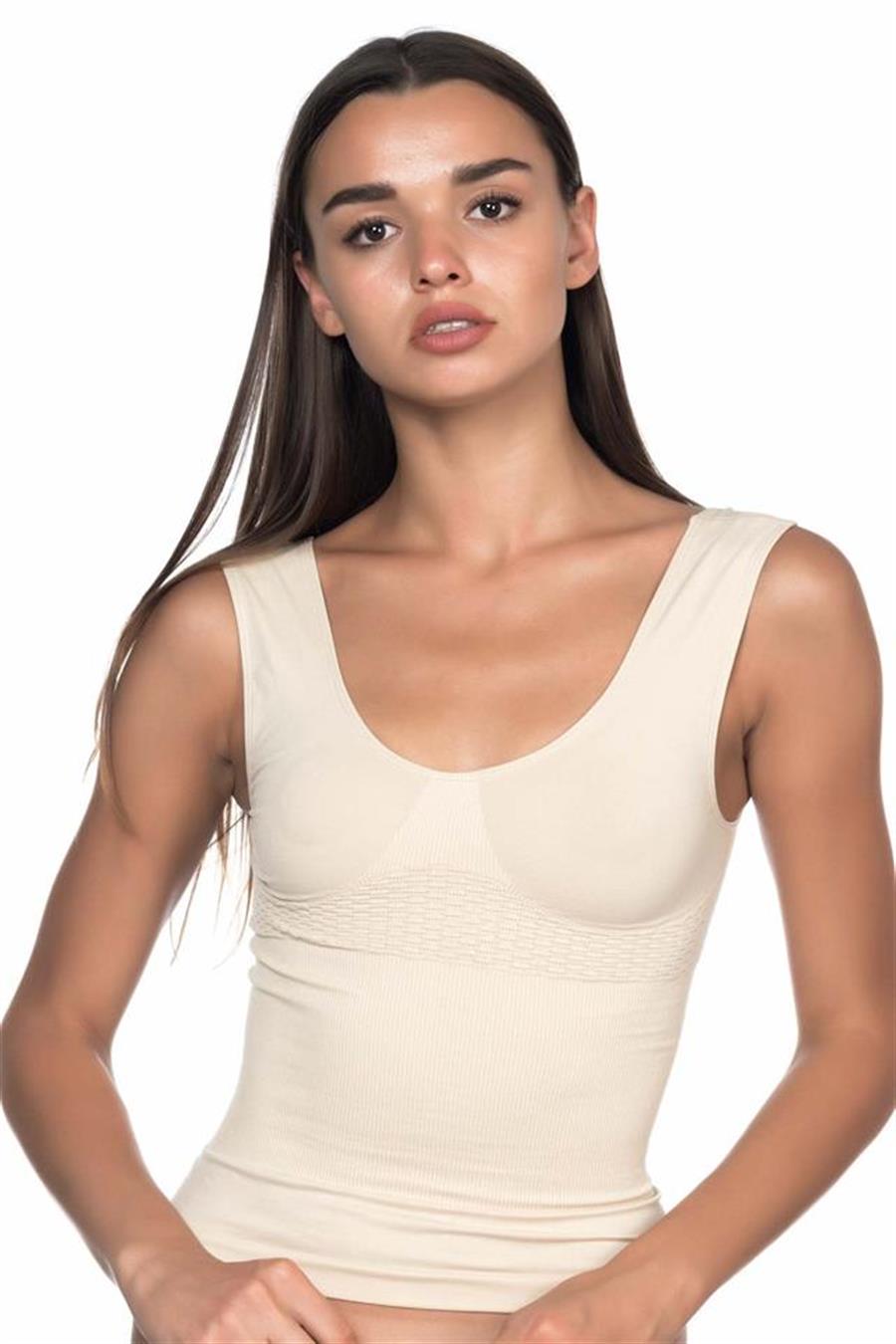 Emay 5012 Ten Dikişsiz Korse Atlet