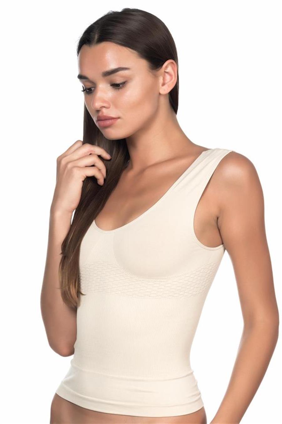 Emay 5012 Ten Dikişsiz Korse Atlet