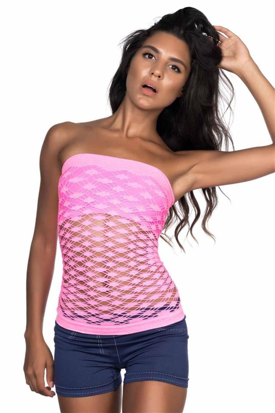 Emay 5034 Fuşya Fantazi Büstiyer Atlet Korse