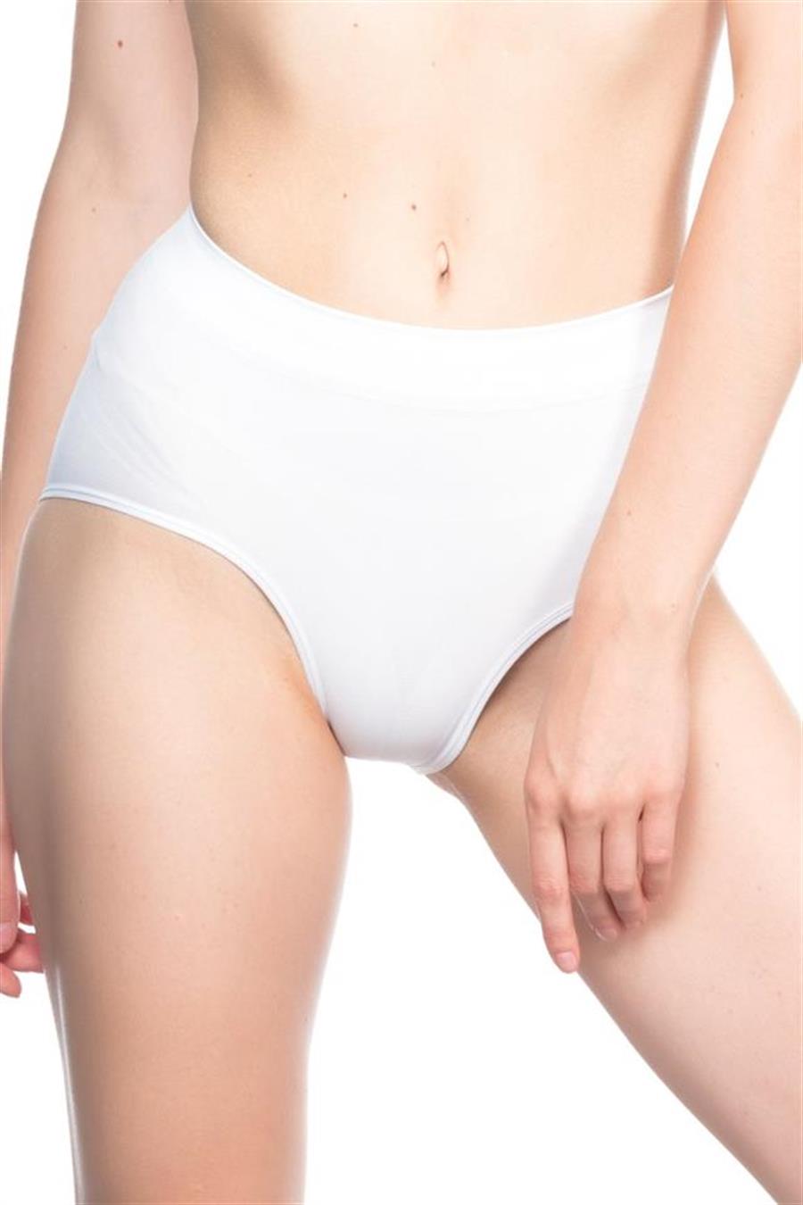 Emay 7025 Beyaz İnce Düşük Bel Slip Korse