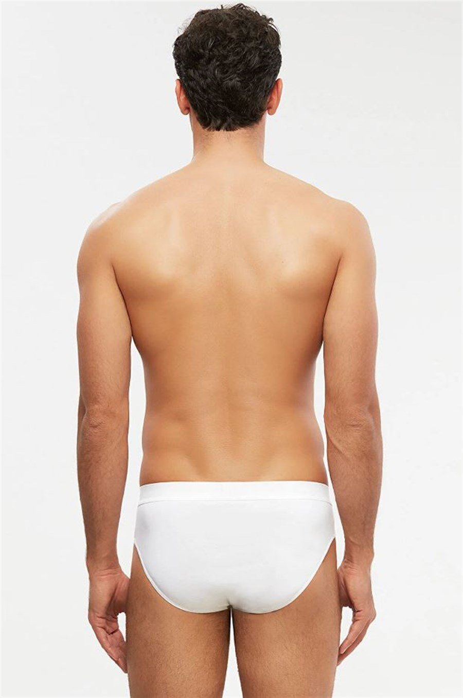 Kom Ariel 2'li Beyaz Pamuklu Erkek Slip