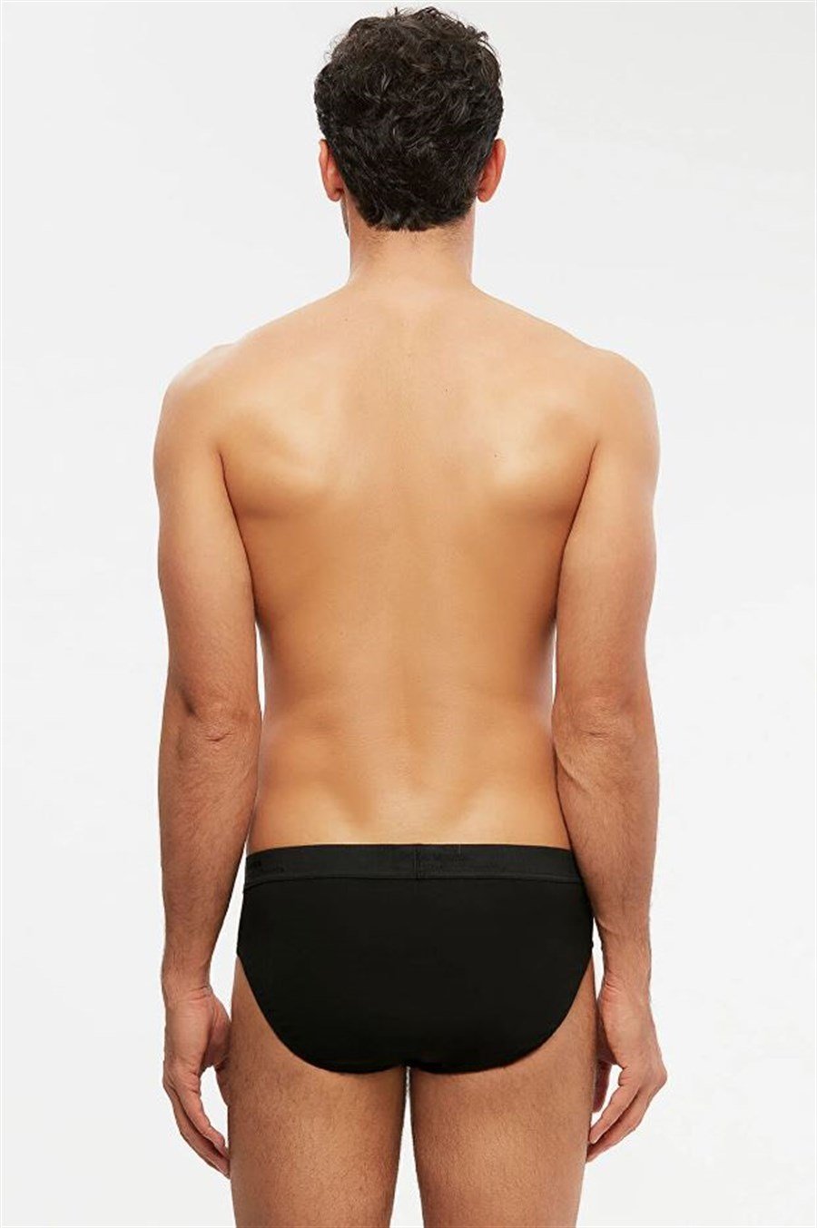 Kom Ariel 2'li Siyah Pamuklu Erkek Slip