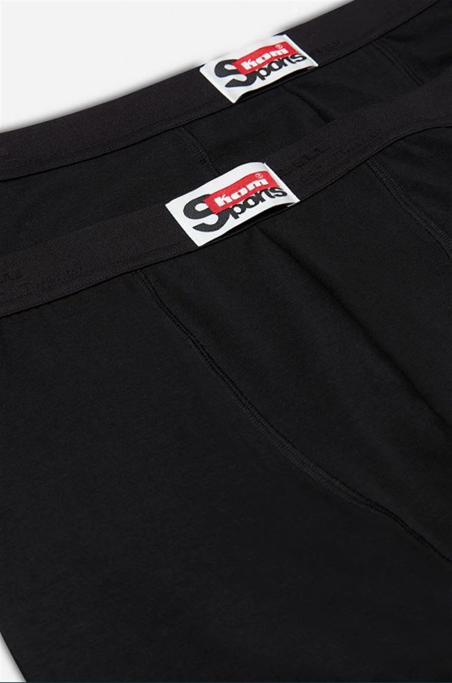 Kom Arsenal 2'li Siyah Pamuklu Erkek Boxer