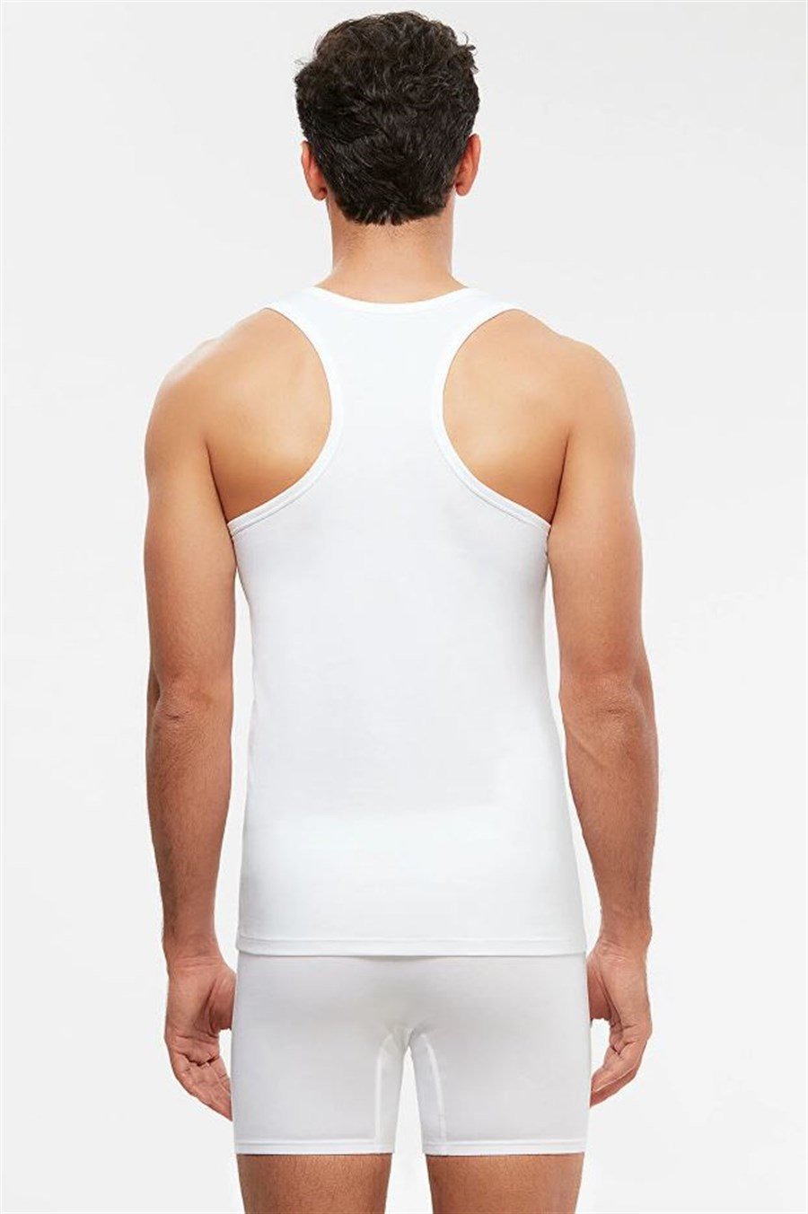 Kom Aytron 2'li Beyaz Basic Erkek Atlet