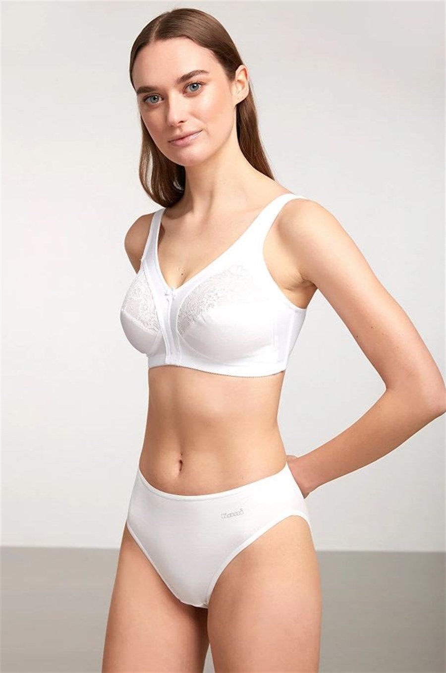 Kom Barbara Beyaz Telsiz ve Kapsız Toparlayıcı Sütyen