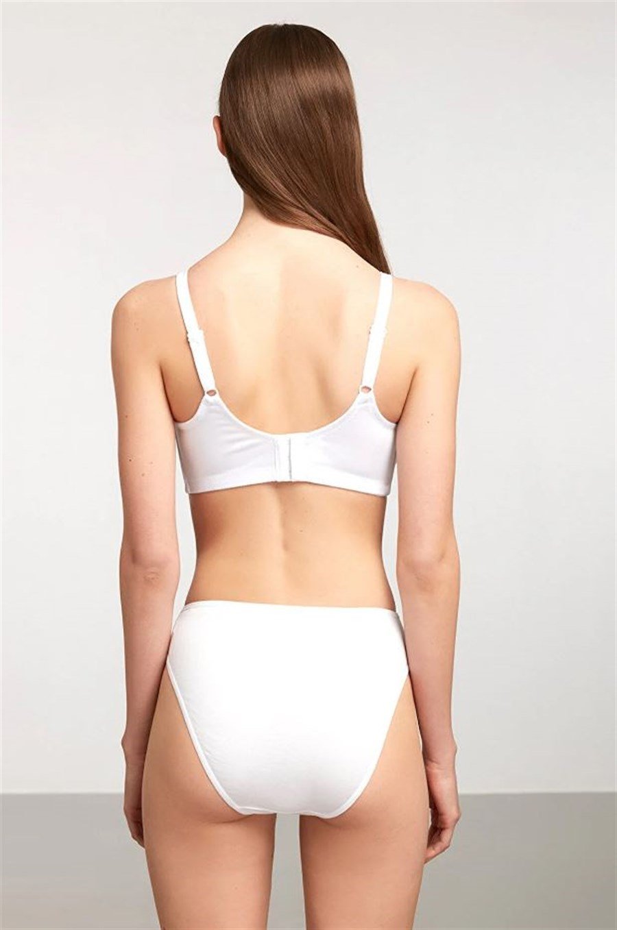 Kom Barbara Beyaz Telsiz ve Kapsız Toparlayıcı Sütyen