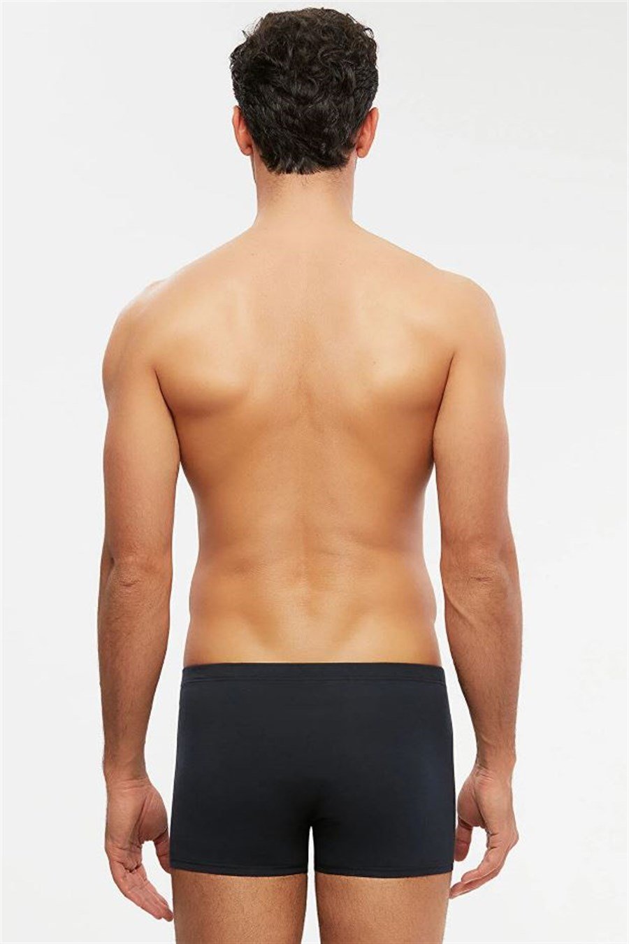 Kom Davide Lacivert Pamuklu Basic Erkek Boxer