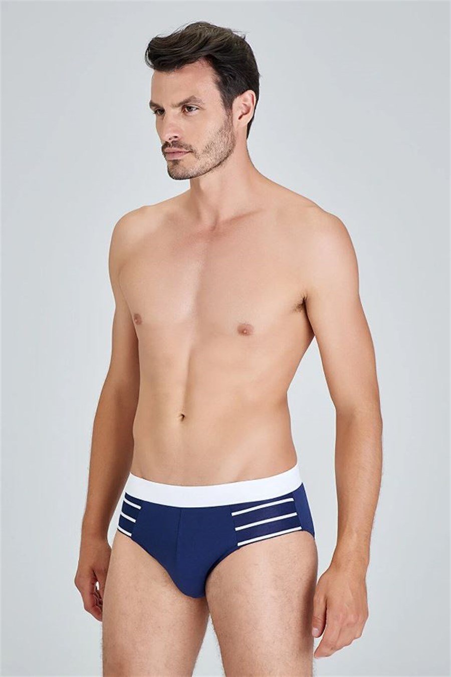 Kom Savage Lacivert Kontrast Parçalı Erkek Sprint