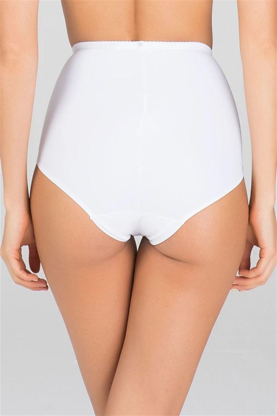 Kom Sonya Beyaz Dikişsiz Korse Külot