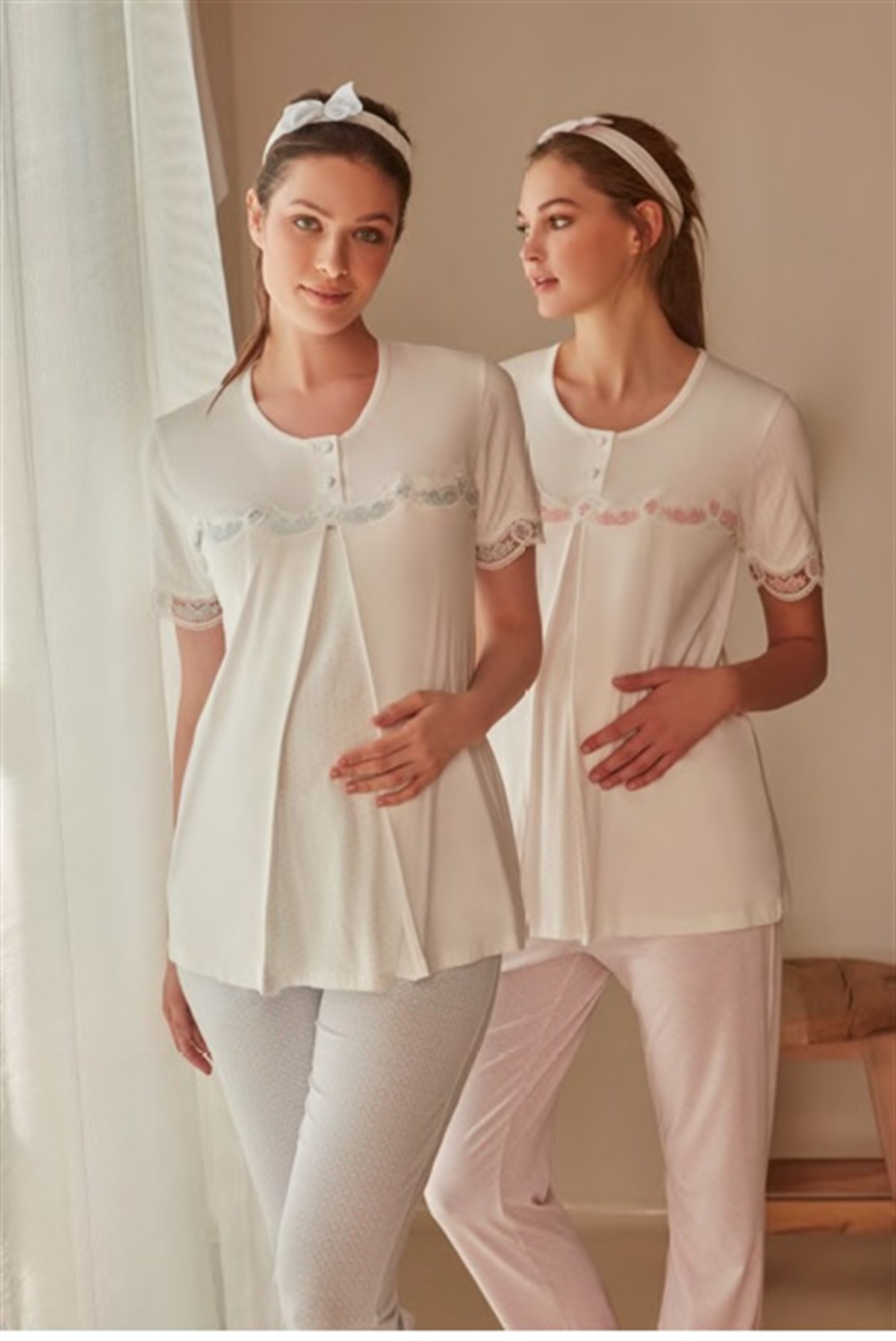Lohusa 3'Lü Pijama Takımı (Feyza 3216)