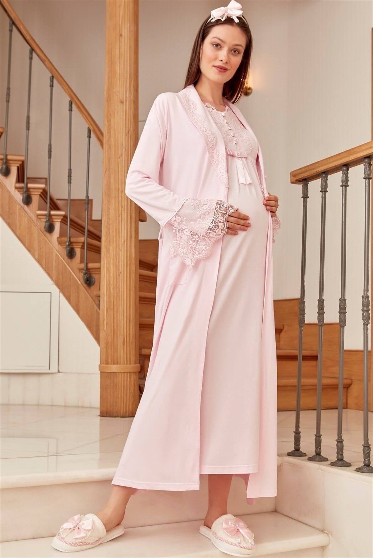 Mecit 1924 Uzun Kollu Dörtlü Hamile Set