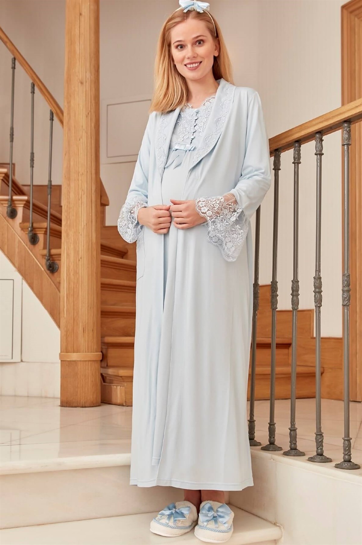 Mecit 1924 Uzun Kollu Dörtlü Hamile Set