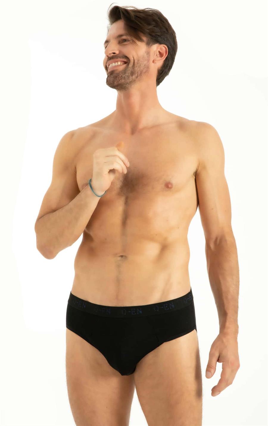 Q-En 510 Siyah Bambu Erkek Slip