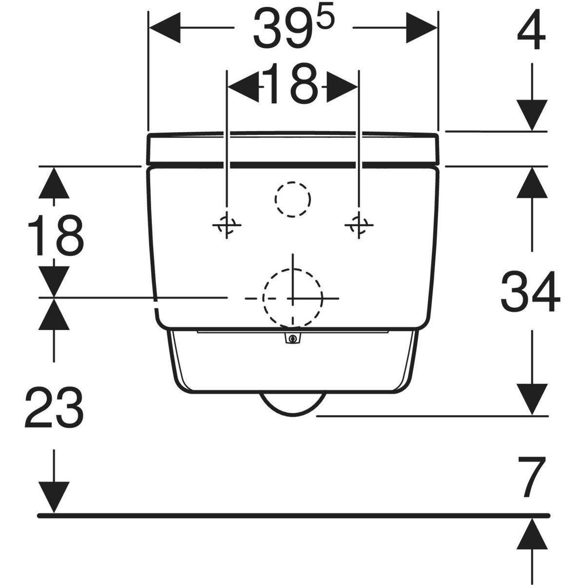 AquaClean Mera Comfort, Akıllı Asma Klozet  - 146.210.21.1