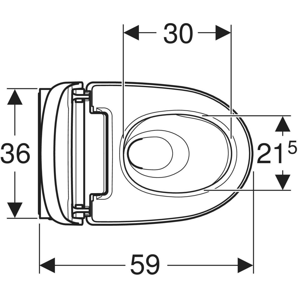 AquaClean Mera Comfort, Akıllı Asma Klozet  - 146.210.21.1