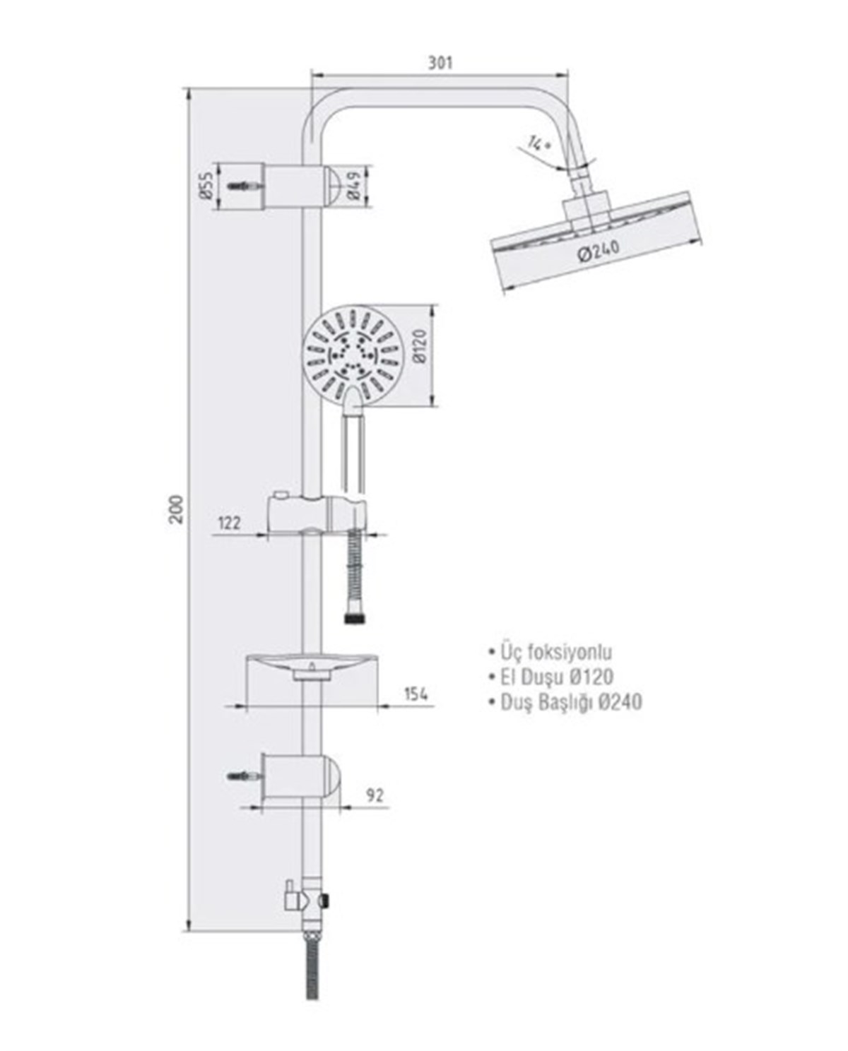 AR MELİA DUŞ KOLONU 