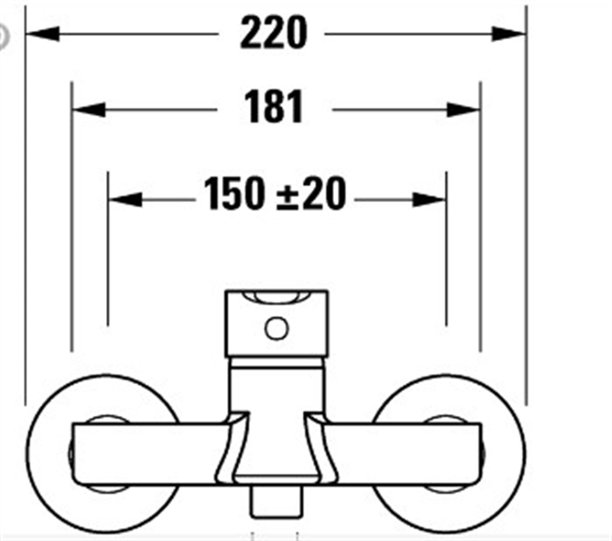 Duravit A1 Duş Bataryası