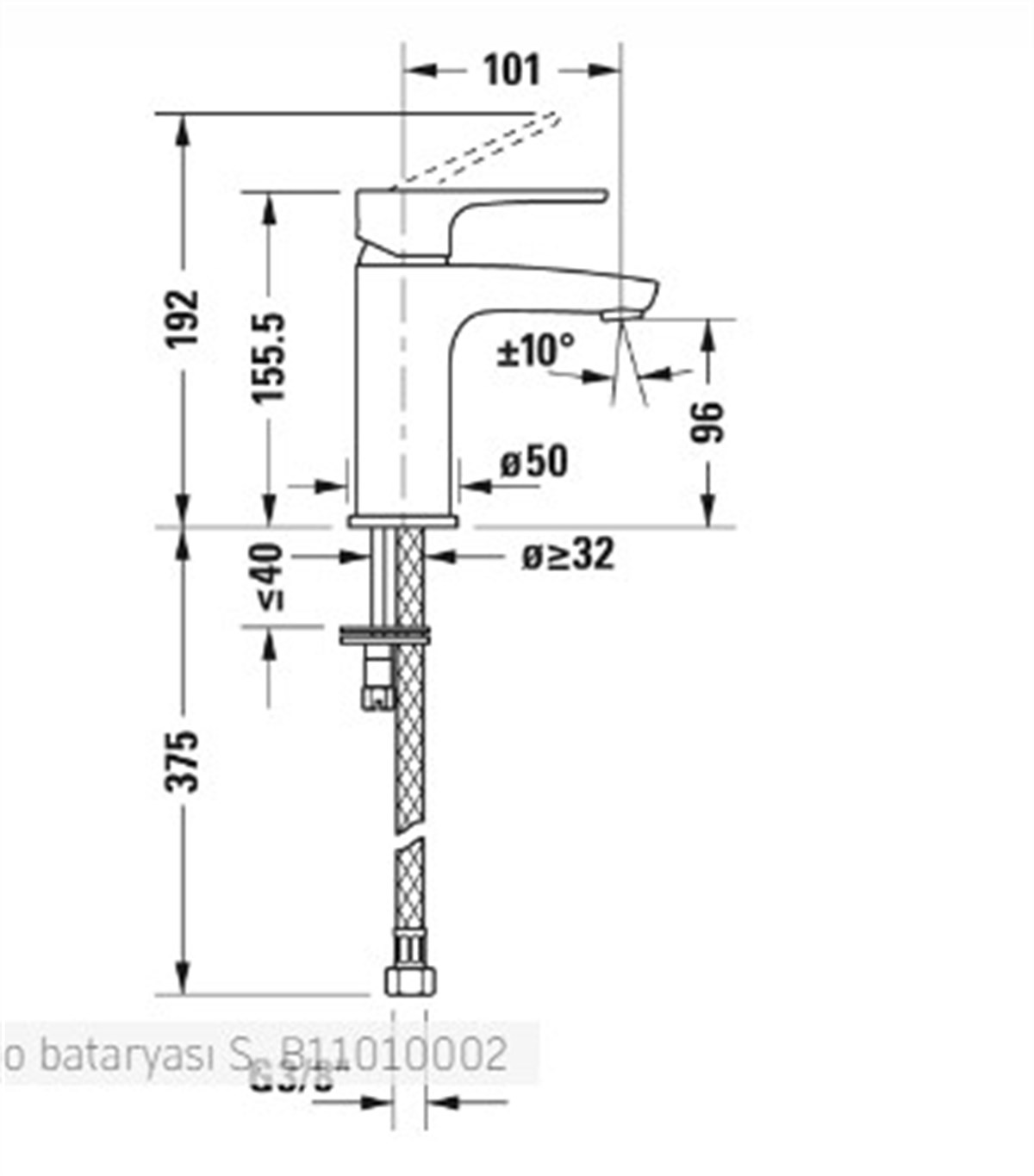 Duravit B1 Lavabo Bataryası Small