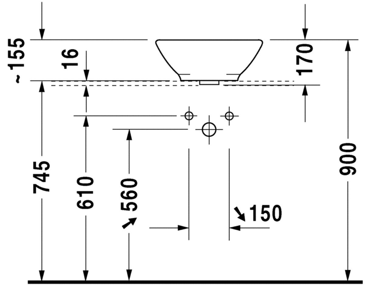 Duravit Bacino Çanak Lavabo 42cm