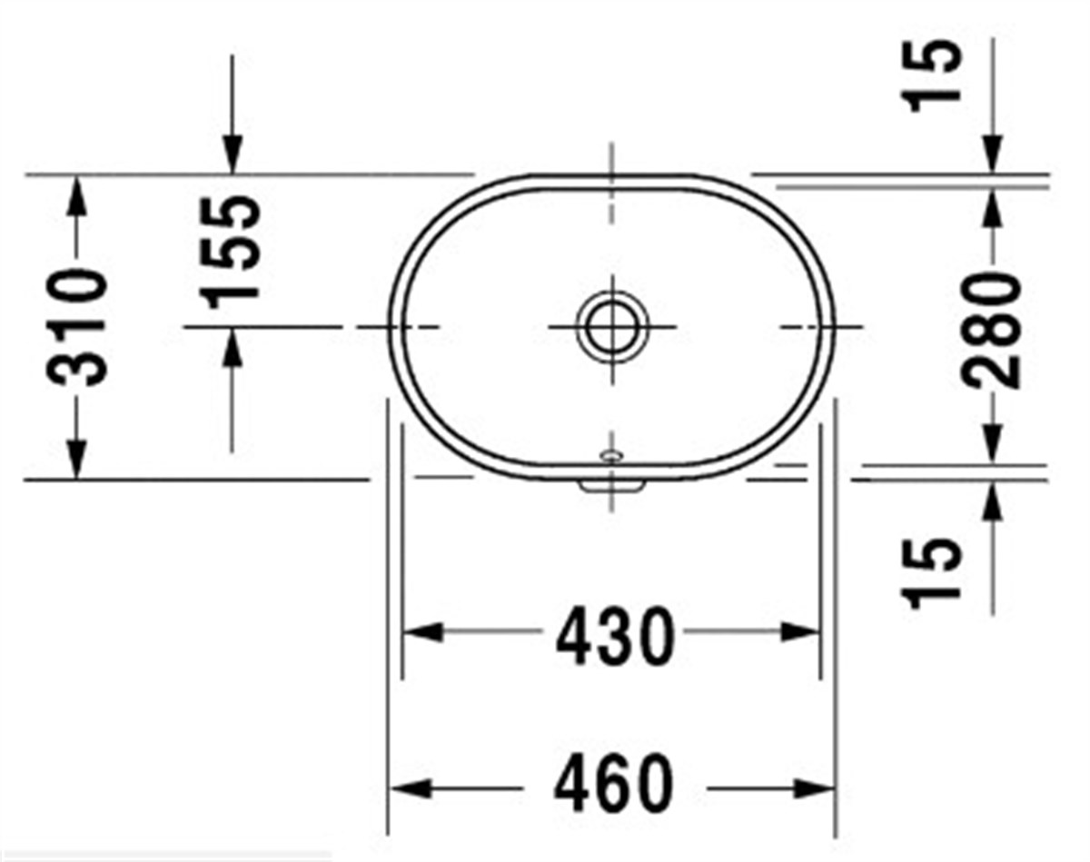 Duravit Bathroom Foster Lavabo 43cm