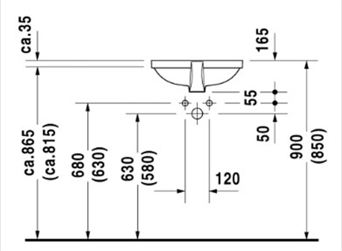 Duravit Bathroom Foster Lavabo 43cm
