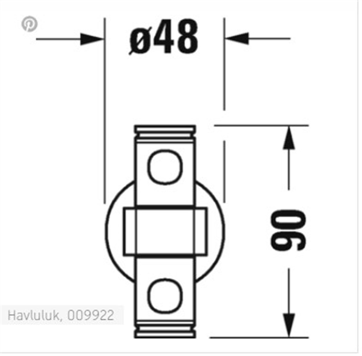 Duravit D-code 2 li Havlu Askısı