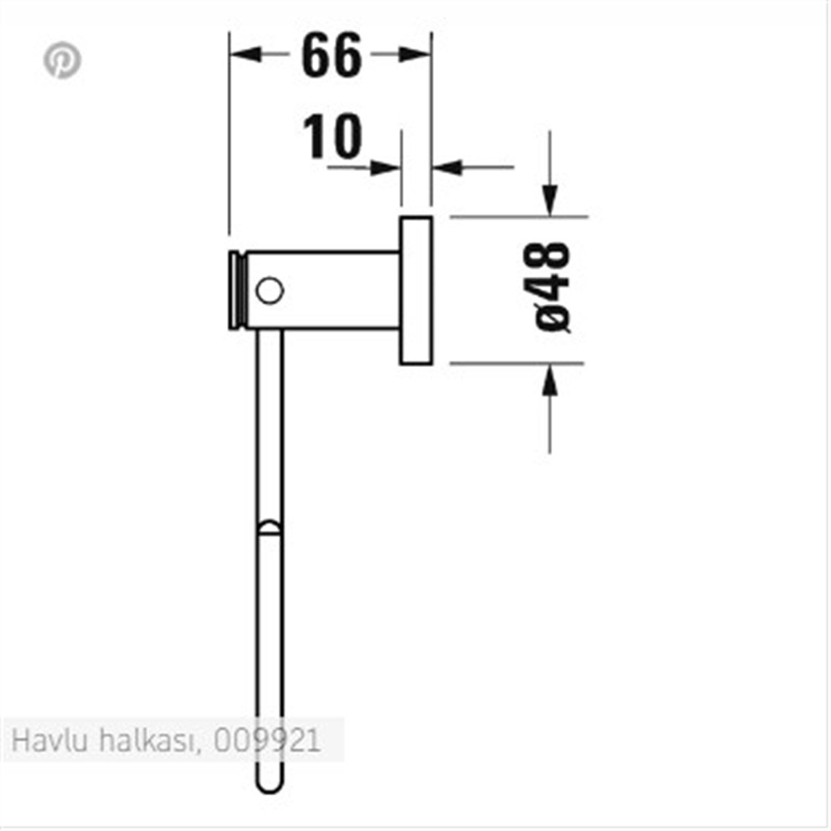 Duravit D-code Havlu Askısı