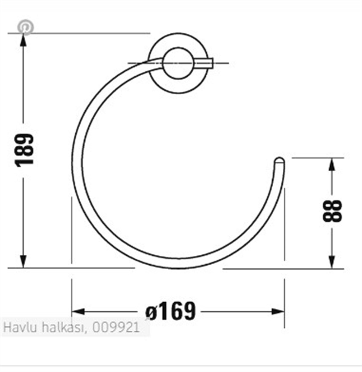 Duravit D-code Havlu Askısı