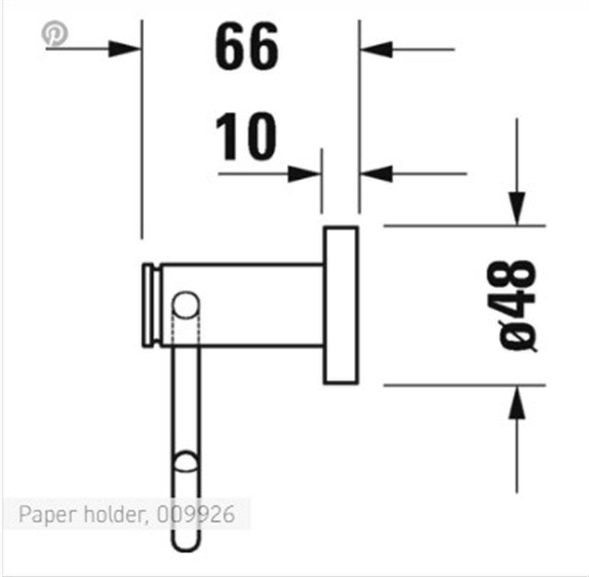 Duravit D-code Tuvalet Kağıtlığı