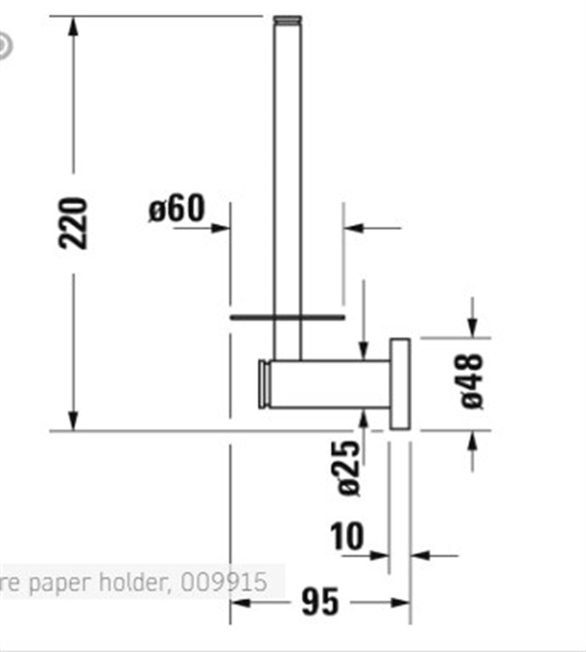 Duravit D-code Ydek Tuvalet Kağıtlığı
