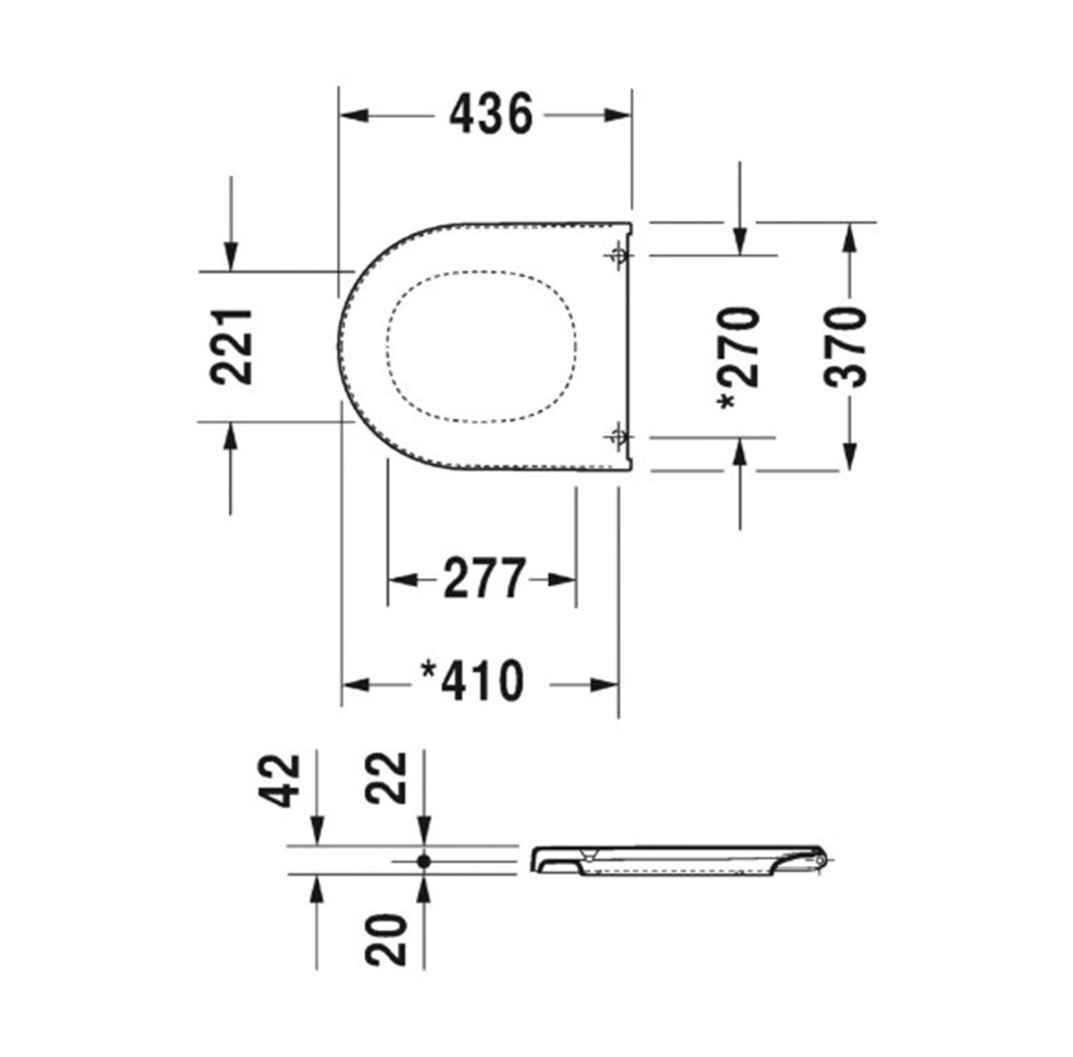 Duravit Darling New Klozet Kapağı Yavaş Kapanır (Soft Close)