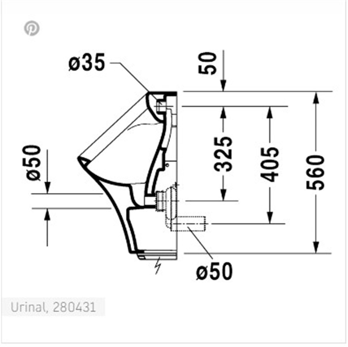 Duravit DuraStyle Elektrikli Pisuar