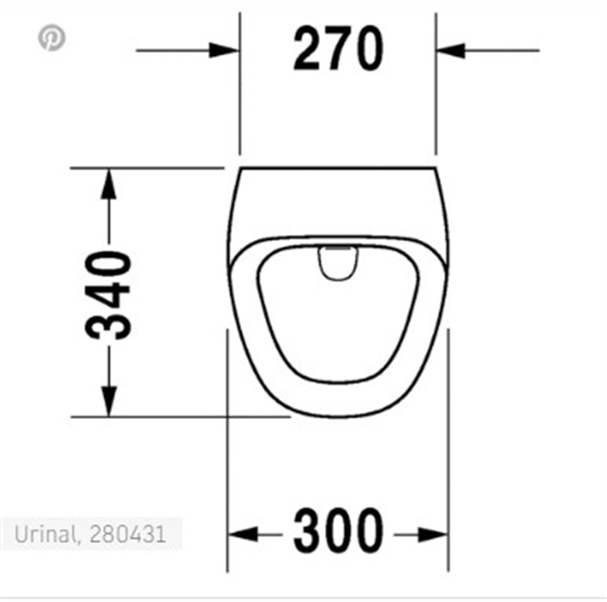 Duravit DuraStyle Pilli Pisuar