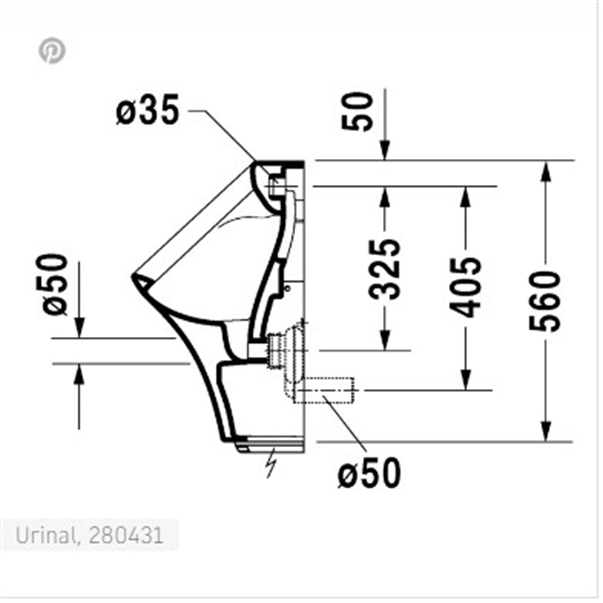 Duravit DuraStyle Pilli Pisuar