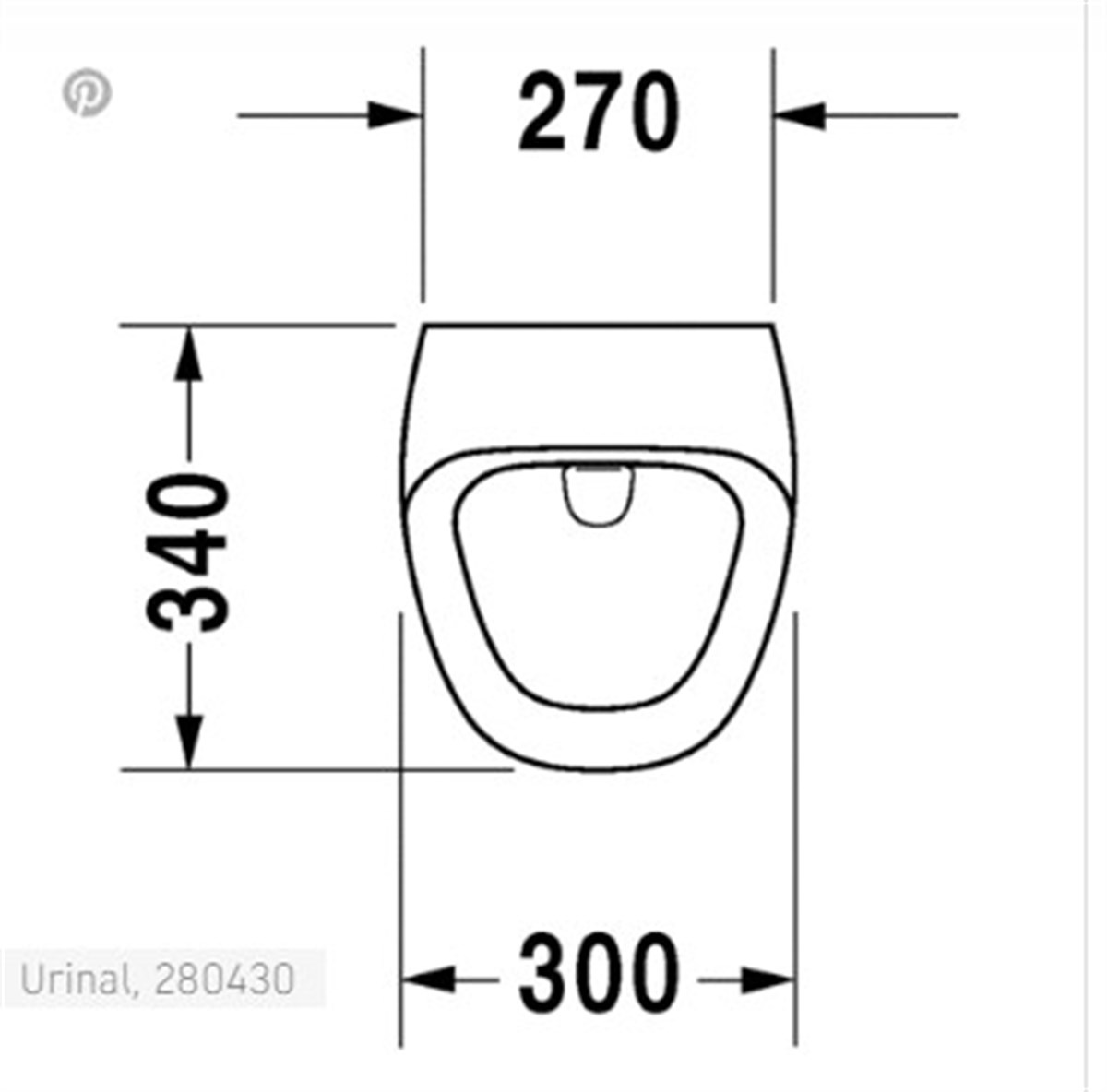 Duravit DuraStyle Pisuar