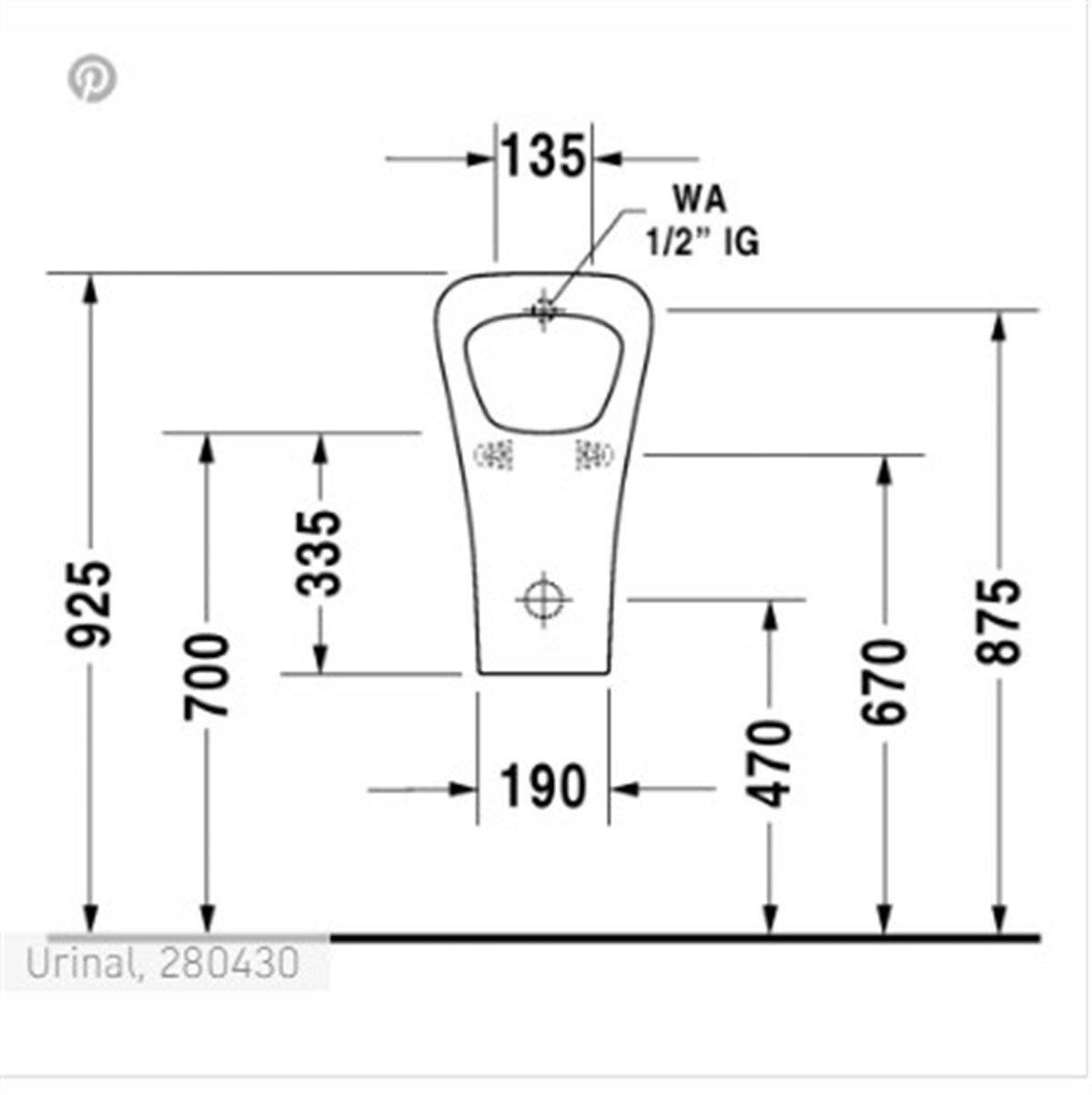 Duravit DuraStyle Pisuar