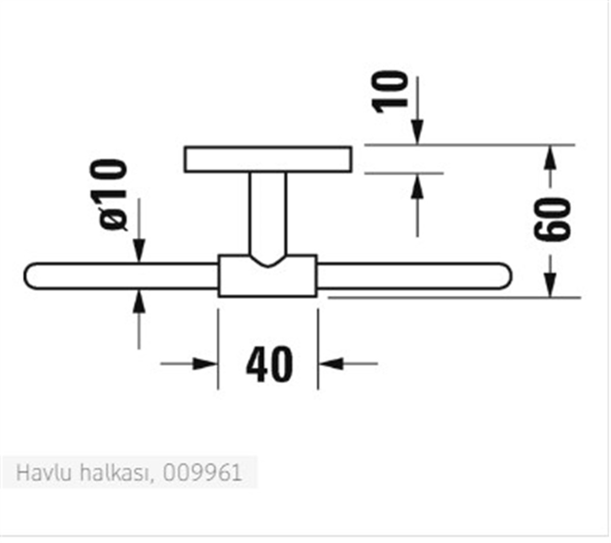 Duravit Karre Havlu Askısı