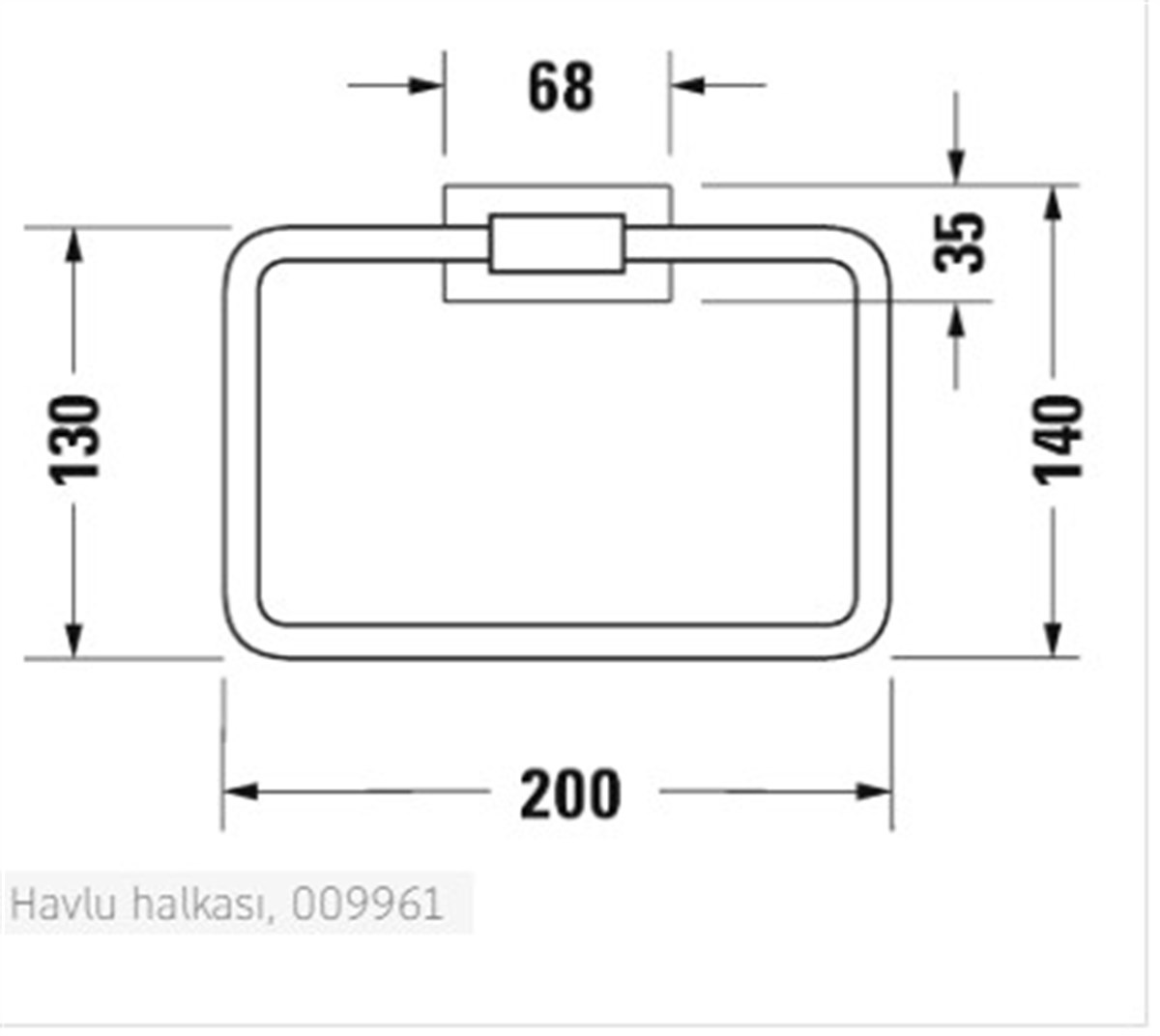 Duravit Karre Havlu Askısı