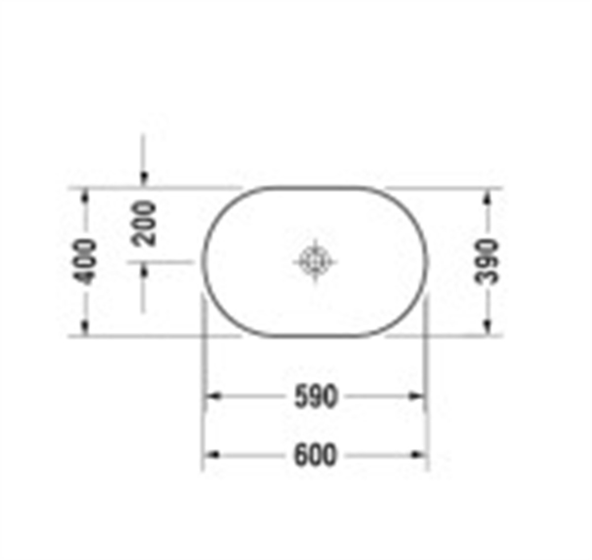 Duravit Luv DuraCeram Çanak Lavabo 60cm