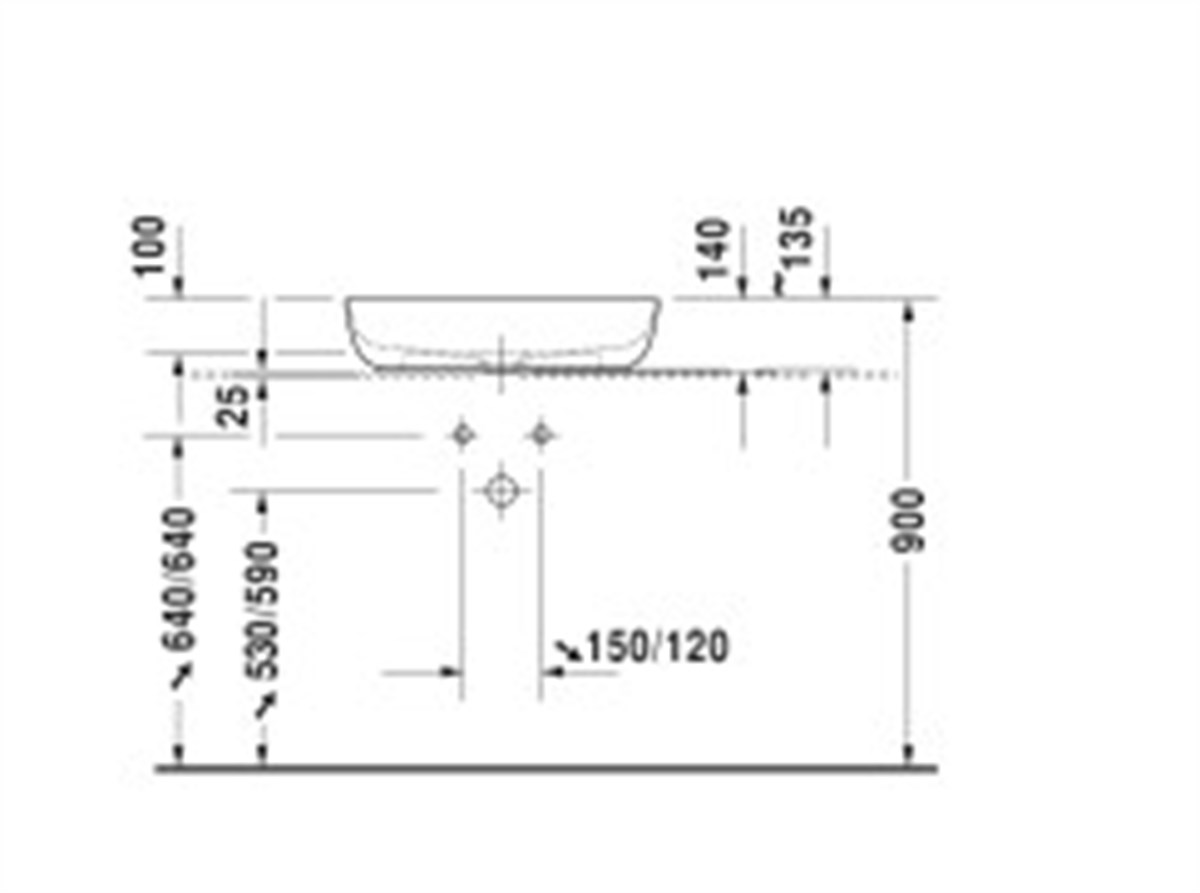 Duravit Luv DuraCeram Çanak Lavabo 60cm