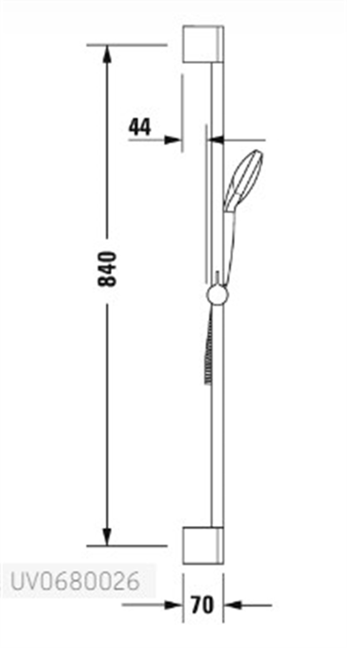 Duravit Sürgülü Duş Takımı