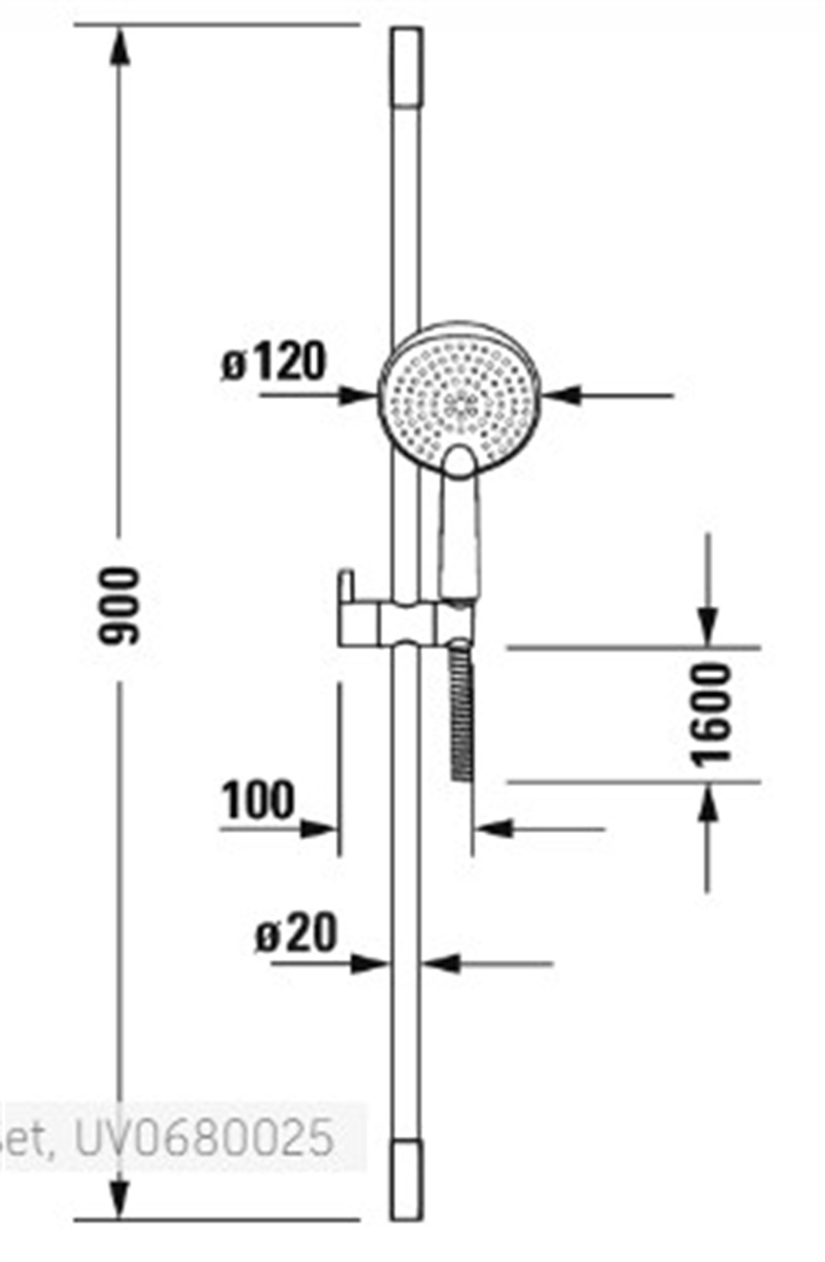 Duravit Sürgülü Duş Takımı