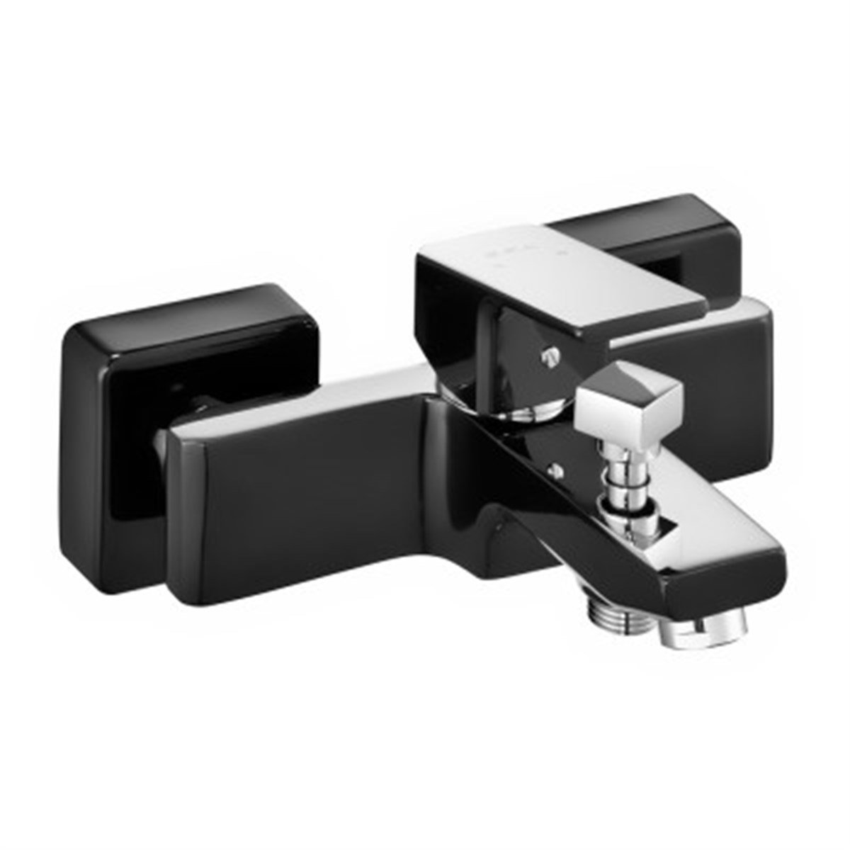 Eca Tiera Banyo Bataryası Krom Siyah