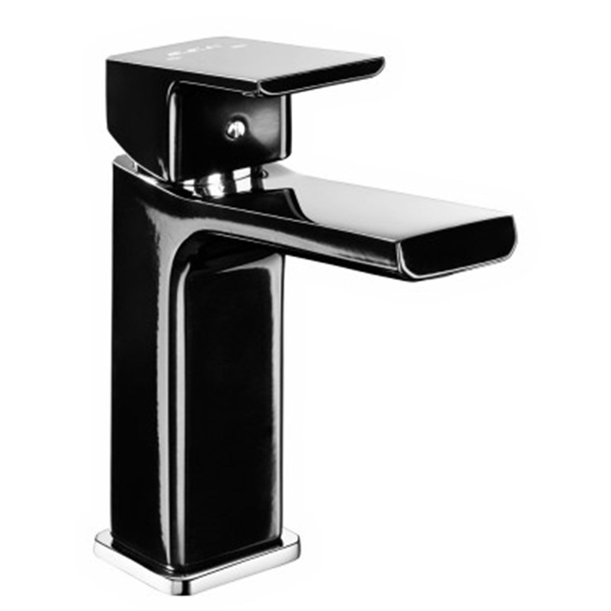 Eca Tiera Lavabo Bataryası Krom Siyah
