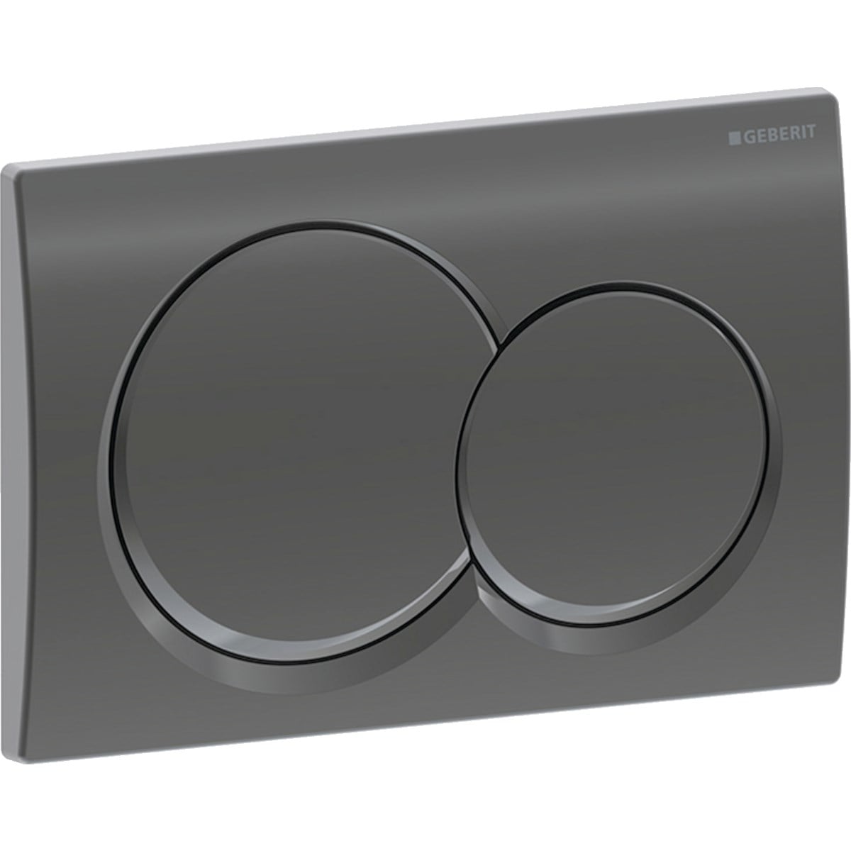 Geberit Alpha01 Kumanda Kapağı Siyah Krom  - 115.035.QC.1