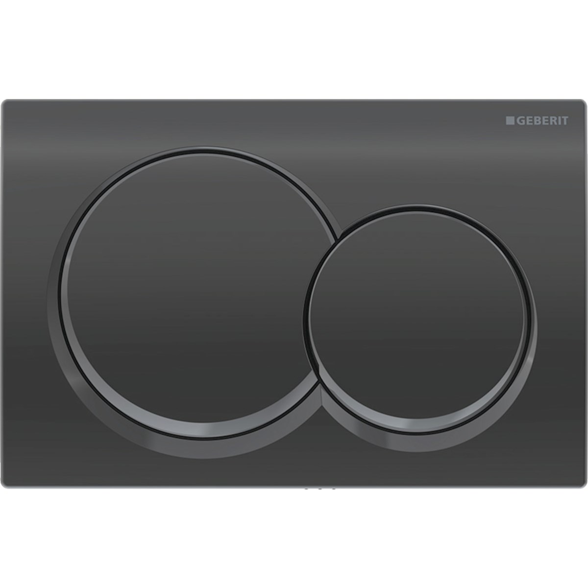 Geberit Alpha01 Kumanda Kapağı Siyah Krom  - 115.035.QC.1