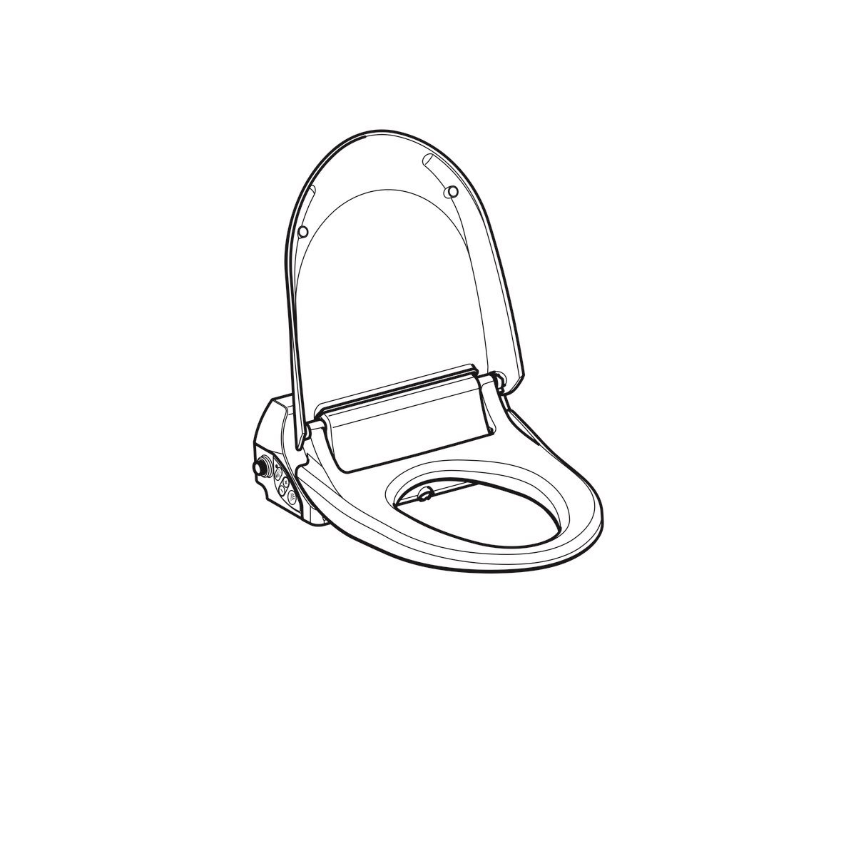 Geberit AquaClean 4000 Otomatik Taharet Sist. Klozet Kapağı