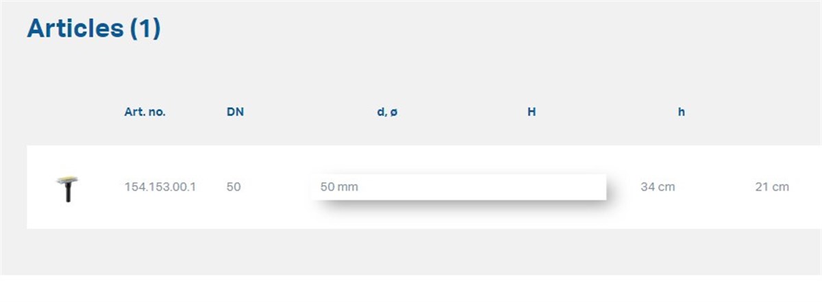 Geberit CleanLine Duş Kanalı Alttan Çıkışlı Montaj Elemanı